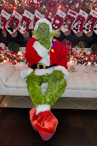 Grinch Impersonator